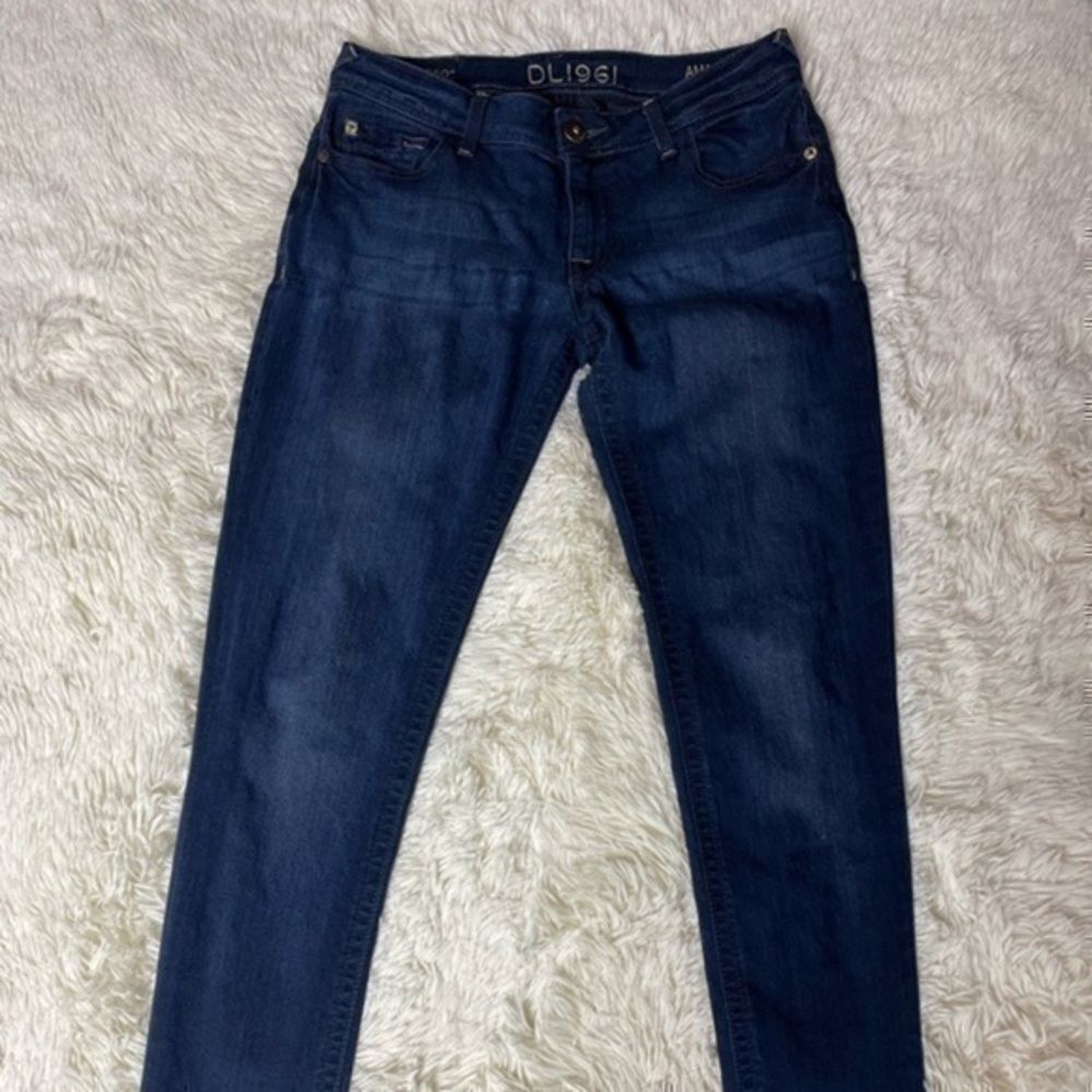 1961 Premium Denim Dark Blue Amanda Skinny 4 Way Stretch 360 Comfort Size 26